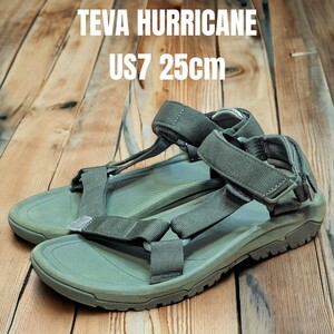 TEVA HURRICANE テバ ハリケーン 25cm ユニセックス カーキ　メンズサンダル　レディースサンダル　スポーツサンダル　アウトドア