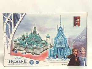 新品 未開封 アナと雪の女王 2 立体 3D パズル 343 ピース アレンデル城 氷の城 FROZEN エルサ アナ Disney Puzle 女の子 プレゼント