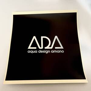 「非売品」旧ロゴ　ADA ステッカー　アクアデザインアマノ　aqua design amano / 天野尚　シール OLD LOGO