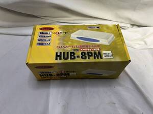 corega　イーサネットハブ　HUB-8PM　8ポート　CG-HUB8PMW　現状品＠16