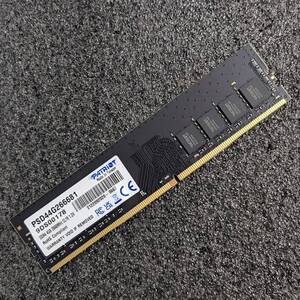 【中古】DDR4メモリ 4GB1枚 PATRIOT PSD44G266681 [DDR4-2666 PC4-21300]