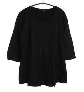 ◆美品 marimekko マリメッコ MAALI JERSEY レーヨン ストレッチ ジャージー チュニック シャツ XSサイズ 黒