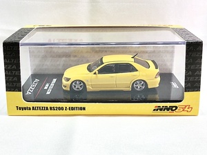 INNO　1/64　トヨタ アルテッツァ RS200 Z-EDITION イエロー　IN64-RS200-YL　ミニカー　同梱OK　1円スタート★M