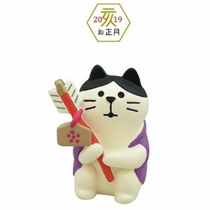 コンコンブル　初詣猫　2019　亥　デコレ　DECOLE　concombre　お正月　New Year　初詣　破魔矢　神社　イノシシ