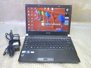 13.3型ノートパソコン 東芝 dynabook R730E16BR Core i3 M380 2.53G 4G Win7