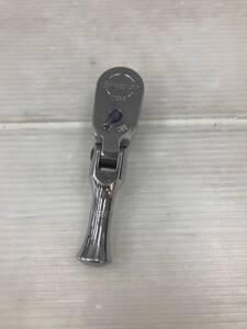 【中古品】【0924】★スナップオン Snap-on ラチェットハンドル スタビーハンドル 差込み角:9.5mm 3/8" FKF80A　IT1R7DXY136W