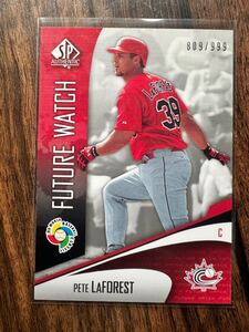 【送料込】WBCピート・ラフォレスト選手/限定シリアル入りパラレル/世界大会野球カード/コレクションの蔵出し/UpperDeck2006 