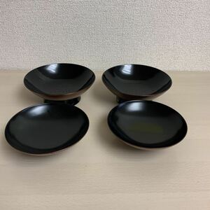 △ 和食器　伝統工芸　蓋付前菜　汁椀　中型　中古品　2個セット　16.5cm×10cm