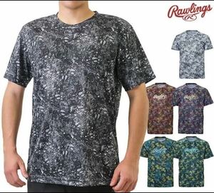 送料無料 新品 Rawlings コンバット08 ブリザードTシャツ XL NV