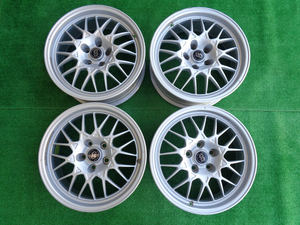 7J-17インチ 5H114.3 +30/+20 日産 ステージア 純正 オーテック BBS 中古 アルミ ホイール 4本