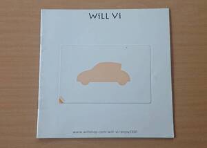 ★トヨタ・WiLL Vi 2001年4月 カタログ ★即決価格★