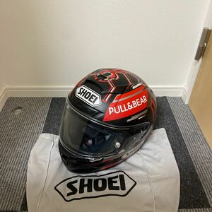 売り切り SHOEI ショウエイ X-Fourteen X-14 X14 マルケス ブラック コンセント 93 2019年 Mサイズ 57-58cm フルフェイス ヘルメット (172)