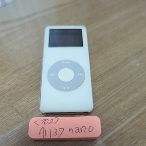 〈702〉iPod nano A1137 2GB 第1世代 本体のみ 中古