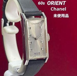 希少 レア 未使用 60s ORIENT シャネル 手巻 21石 日本製 腕時計 オリエント ヴィンテージ アンティーク 稼働 レディース