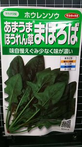 ３袋セット あまうま まほろば ほうれん草 ホウレンソウ 種 郵便は送料無料