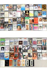 w1498/洋楽 カセットテープ 82本/BEATLES DAVID BOWIE MICHALJACKSON JANET JACKSON MADONNA ELVIS PRESLEY DIANA ROSS Blondie ELTON JOHN