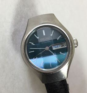 SEIKO セイコー 2706-024C AT 自動巻き ブルー文字盤 21石 レディース 腕時計 動作品 中古 No02