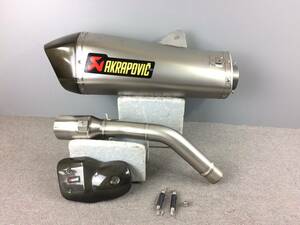 管理番号03202　【良品】　アクラポビッチ　AKRAPOVIC　TIGER800 タイガー800　XC　11-16　スリップオン　マフラー　チタン　カーボン