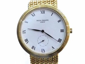 パテックフィリップ PATEK PHILIPPE ■ 3919/003 カラトラバ K18YG イエローゴールド 手巻き メンズ 時計ウォッチ 金無垢 □6B6C マ100000