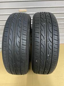 バリ山　深溝　165/55R15 ダンロップ　EC202L 合計2本【☆2022.2021年製】