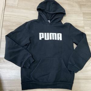 PUMA プーマ パーカー　ブラック 11 ～ 12歳　キッズ　裏起毛