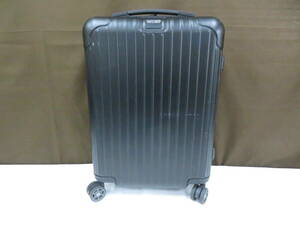 5J545SZ◎鍵欠品　RIMOWA　リモワ　キャリーケース　スーツケース　ブラック系◎中古品