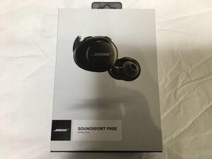 【使用済み中古品】BOSE SOUNDSPORT FREE WIRELESS BLACK 完全ワイヤレスイヤホン ボーズ SoundSport ブラック Wireless headphones