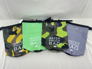 250112●○未使用　WATER PROOF BAG　2L　4点セット　多機能　防水バッグ　現状品○●