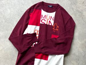 美品 Munsingwear ハイゲージ ニットセーター LL マンシングウェア ゴルフウェア メンズ ペンギン XL