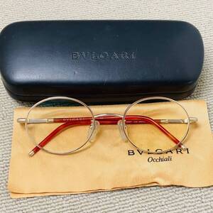 中古品 BVLGARI ブルガリ 209T 105 49ロ20 130 JO 33735 眼鏡 度数不明 サングラス 眼鏡 伊達眼鏡