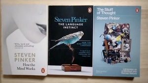 [m14208y b] スティーブン・ピンカー 3冊(How The Mind Works, The Language Instinct, The Stuff of Thought)　STEVEN PINKER