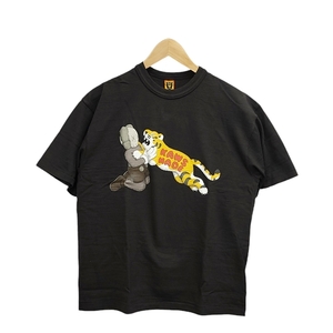 WC873C13 未使用 HUMAN MADE ヒューマンメイド KAWS MADE GRAPHIC T-SHIRT #2 カウズメイド 半袖 Tシャツ Lサイズ ブラック XX27TE015 /26