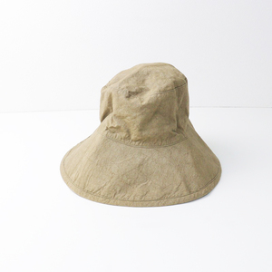 定価13200円 2020SS エヴァムエヴァ evam eva cotton linen hat コットンリネンハット /ベージュ 帽子【2400013927079】