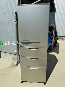 SANYO サンヨー 冷蔵庫 冷凍庫 動作品 大容量 357L 製氷 家庭用　4ドア 