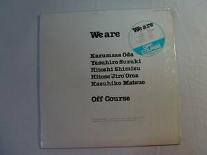 OFF COURSE オフコース /　 　We are 