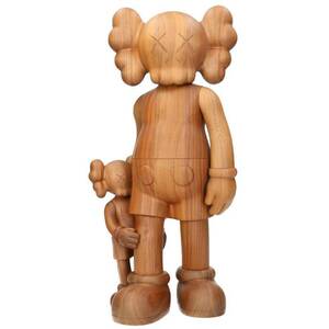 ベアブリック BE@RBRICK カウズ KARIMOKU Good Intentions Wooden Figure ×カリモク ウッデンフィギュア 中古 BS99