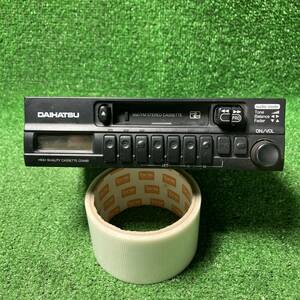 【43】ダイハツ PO-1500A カーステ カセットデッキ 現状品