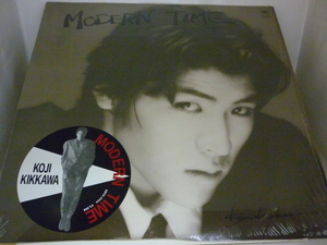 LPA10805　吉川晃司　/　MODERN TIME　/　中古LP 盤良好