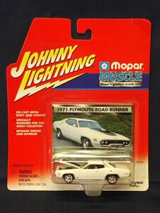 ジョニーライトニング 1/64 71年型 プリムス ロードランナー モパー マッスル JOHNNY LIGHTNING Plymouth Road Runner MOPAR B-body 傷み有