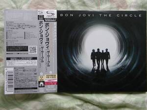 ◇ボン・ジョヴィ Bon/ ザ・サークル ■帯付♪初回限定デラックス・エディション紙ジャケ仕様2枚組(CD+DVD)◎SHM-CD ※盤面きれいです。