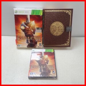 ソフト未開封 XBOX360 FABLE III フェイブル III LIMITED EDITION Microsoft マイクロソフト【10