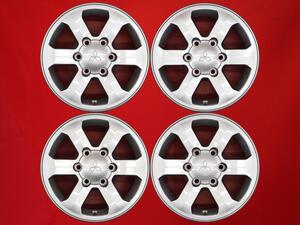 〈MITSUBISHI〉ミツビシ純正16inch★7J-16 +10 139.7 6穴 ハブ107★パジェロ・チャレンジャー等にaa16