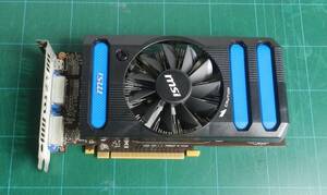 ★ グラフィックボード MSI GTX650 1GB N650-1GD5 DVI HDMI PCI-Express 中古動作品 ★N0916