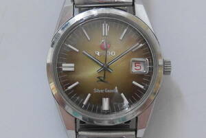 ラドー シルバー ガゼール RADO Silver Gazelle 手巻き機能付き自動巻き 日付機能付 腕時計 RADO純正金属ベルト 美品