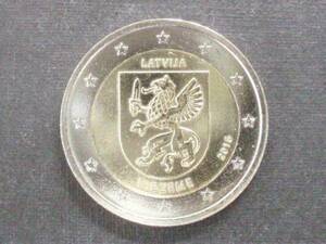 ラトビア　２ユーロ記念　２０１６年　ヴィドゼメ　未使用