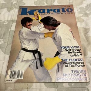 KARATE ILLUSTRATED APRIL 1982 アメリカ カラテ雑誌 美品