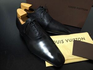 極美品 使用回数少 ヴィトン 7 LOUIS VUITTON ♯NI0079 カウンターエピレザーコンビ ドレスシューズ 箱付 8710