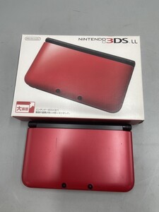 E Nintendo ニンテンドー 3DS LL レッド ブラック 本体 SPR-001 取扱説明書付 箱付