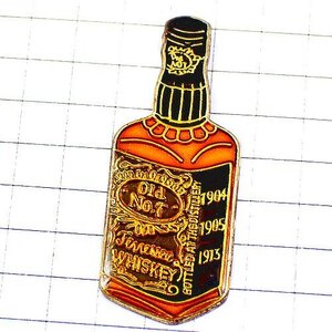 ピンバッジ・ジャックダニエル酒ウイスキーボトル瓶型 JACK-DANIELS TENNESSEE WHISKY WHISKEY USA◆フランス限定ピンズ