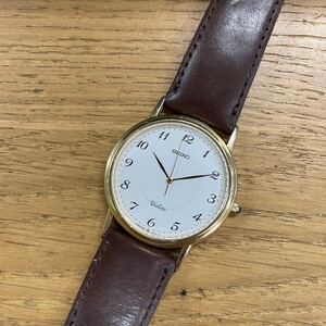 稼働品 SEIKO DOLCE 10KT 9531-7000 セイコー クォーツ 腕時計 ドルチェ 6752